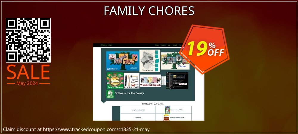 FAMILY CHORES coupon on National Loyalty Day discount