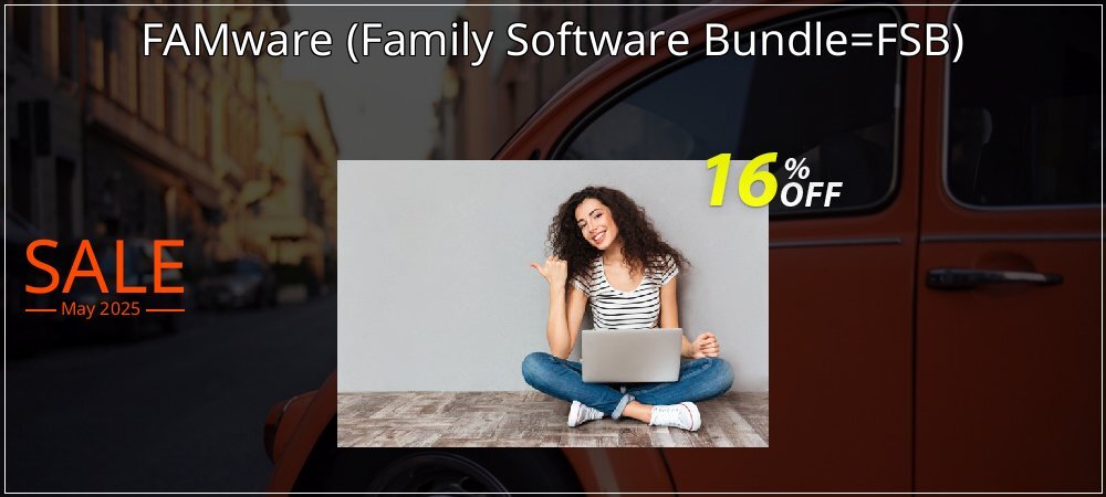 FAMware - Family Software Bundle=FSB  coupon on World Party Day offering sales