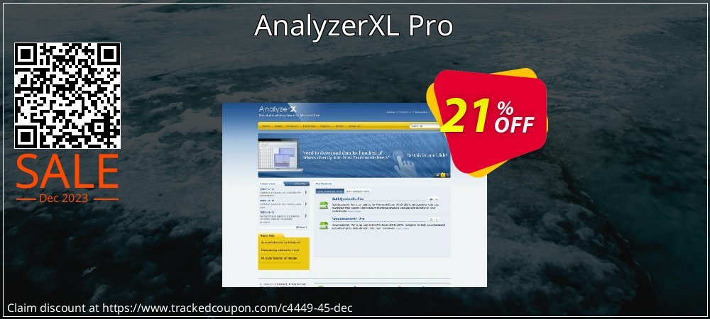 AnalyzerXL Pro coupon on Mother Day super sale
