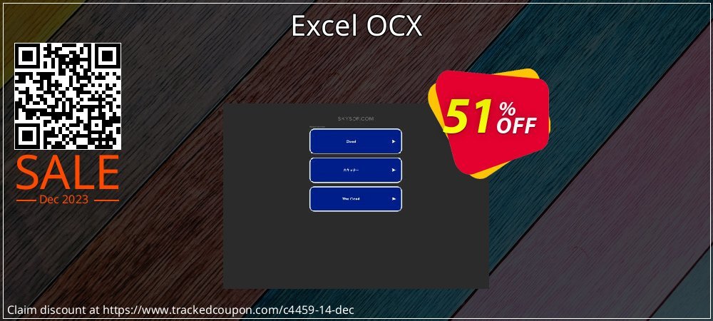 Excel OCX coupon on Tell a Lie Day offer