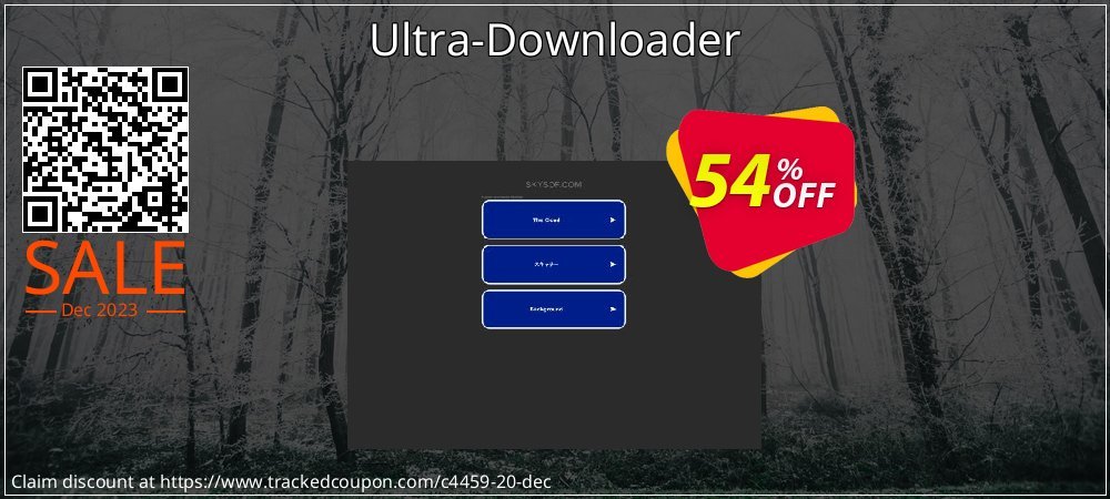 Ultra-Downloader coupon on All Saints' Eve offering sales