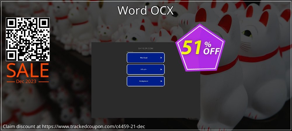 Word OCX coupon on All Hallows' evening super sale