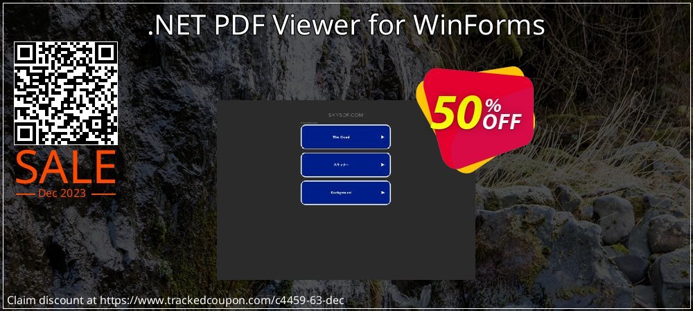 .NET PDF Viewer for WinForms coupon on Virtual Vacation Day offering sales