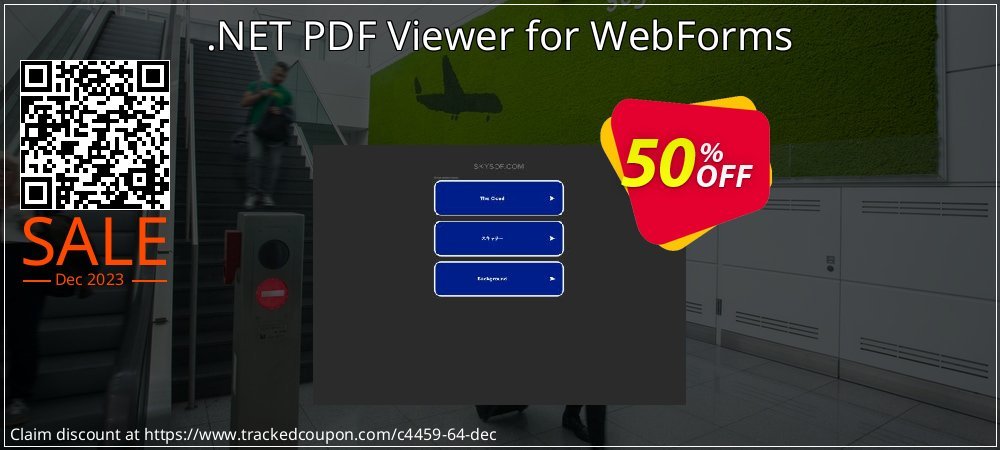 .NET PDF Viewer for WebForms coupon on Christmas & New Year super sale