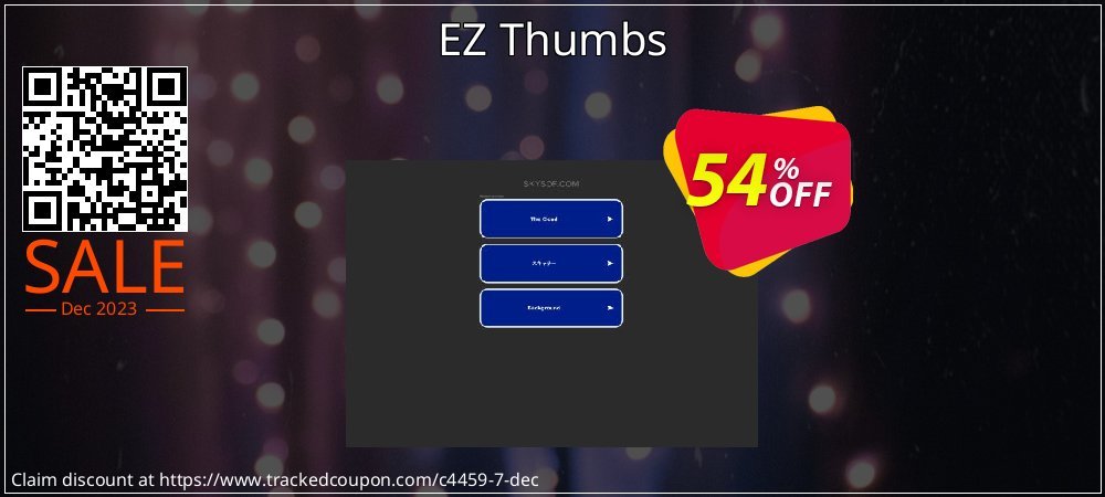 EZ Thumbs coupon on April Fools' Day offering discount