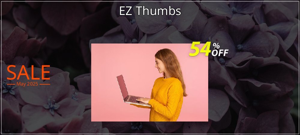 EZ Thumbs coupon on April Fools' Day offering discount