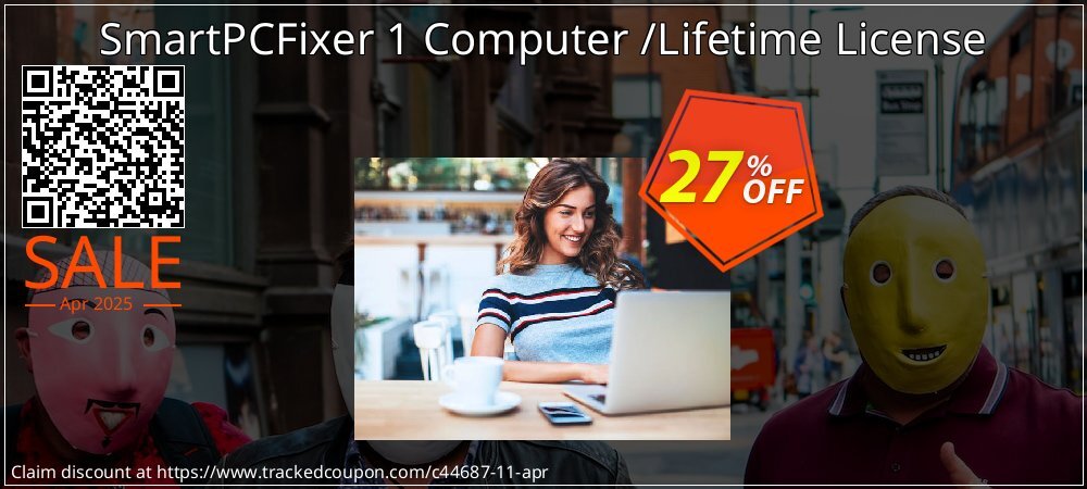 SmartPCFixer 1 Computer /Lifetime License coupon on World Party Day super sale