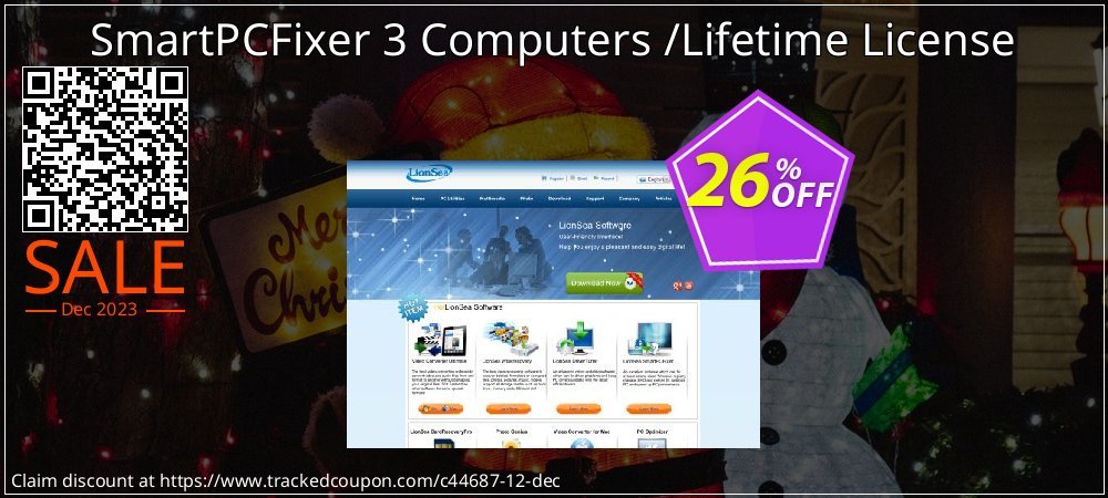 SmartPCFixer 3 Computers /Lifetime License coupon on Working Day promotions