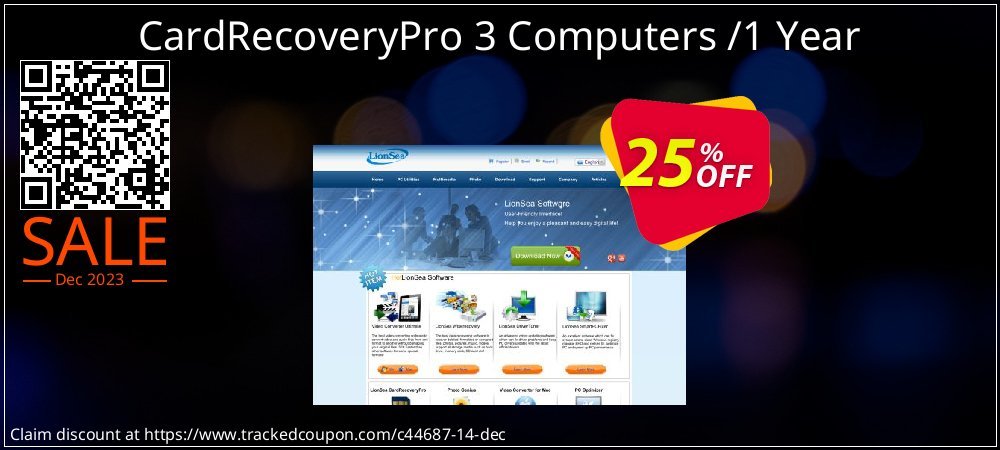 CardRecoveryPro 3 Computers /1 Year coupon on Tell a Lie Day sales
