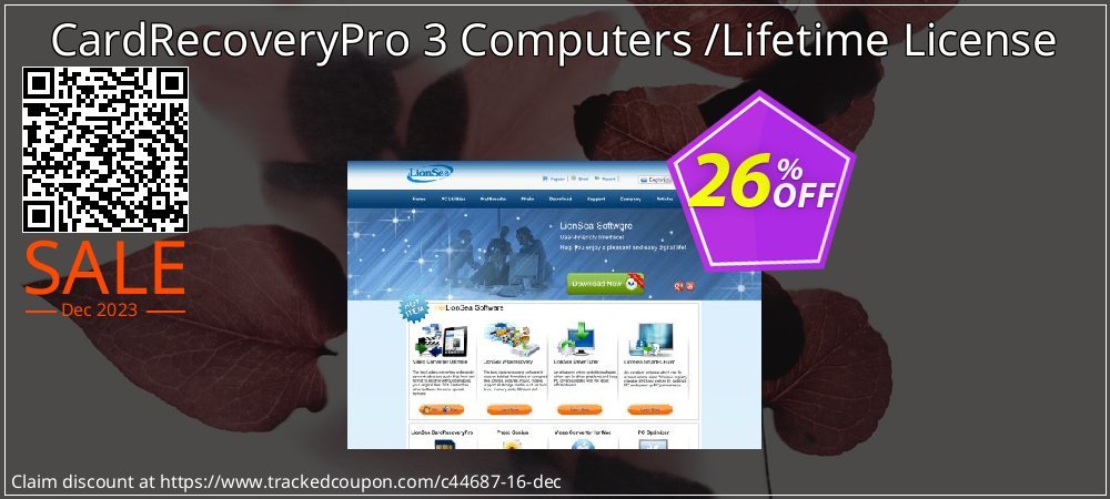 CardRecoveryPro 3 Computers /Lifetime License coupon on World Party Day offer