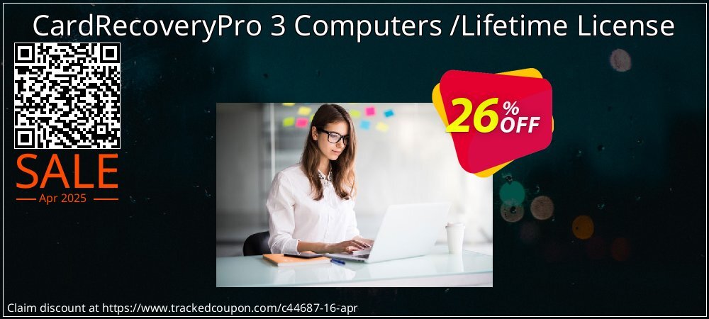 CardRecoveryPro 3 Computers /Lifetime License coupon on World Party Day offer