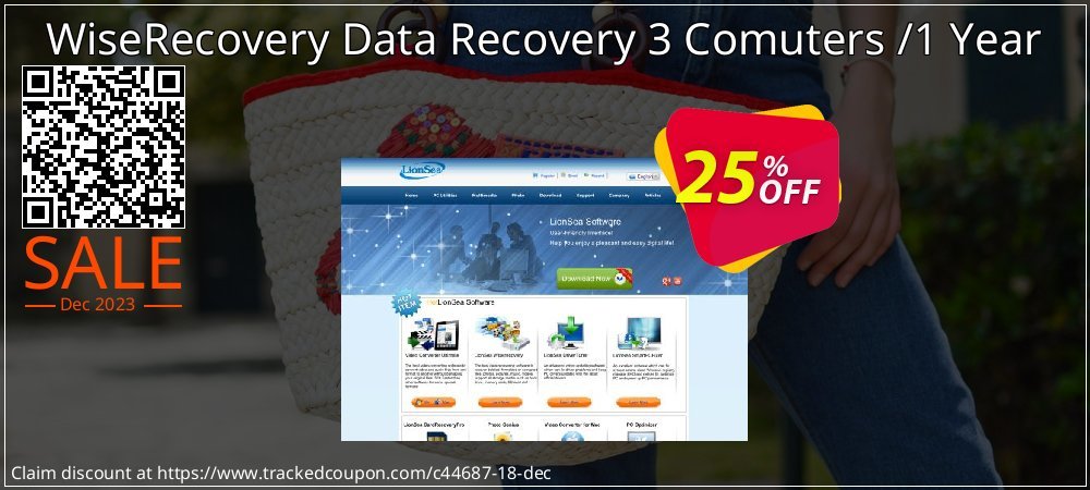 WiseRecovery Data Recovery 3 Comuters /1 Year coupon on Constitution Memorial Day offering sales