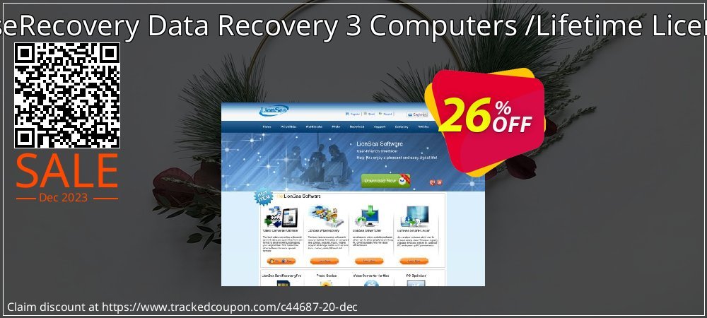 WiseRecovery Data Recovery 3 Computers /Lifetime License coupon on Mother Day discounts