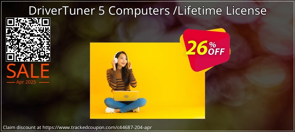 DriverTuner 5 Computers /Lifetime License coupon on April Fools' Day sales