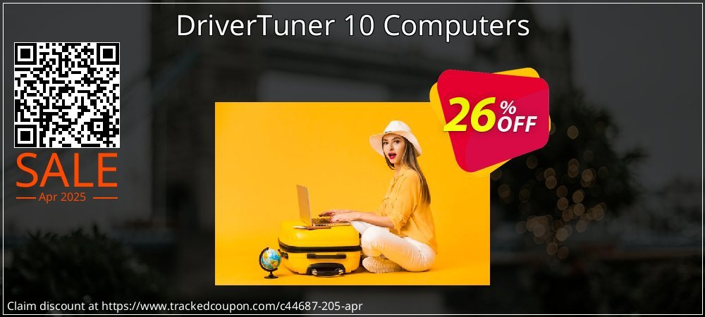 DriverTuner 10 Computers coupon on National Walking Day offer