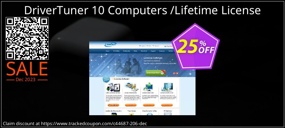 DriverTuner 10 Computers /Lifetime License coupon on Palm Sunday offer
