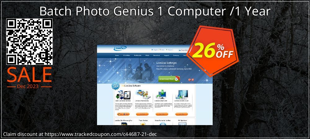 Batch Photo Genius 1 Computer /1 Year coupon on National Loyalty Day promotions