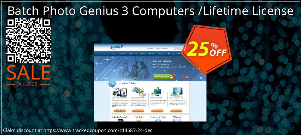 Batch Photo Genius 3 Computers /Lifetime License coupon on World Password Day offer