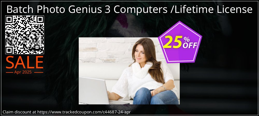 Batch Photo Genius 3 Computers /Lifetime License coupon on World Password Day offer