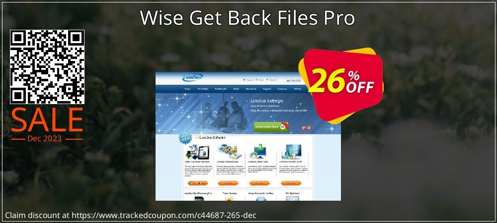 Wise Get Back Files Pro coupon on World Backup Day discounts