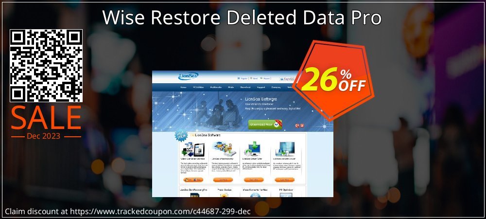 Get 25% OFF Wise Restore Deleted Data Pro offering discount