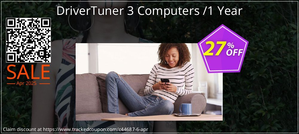 DriverTuner 3 Computers /1 Year coupon on World Party Day deals