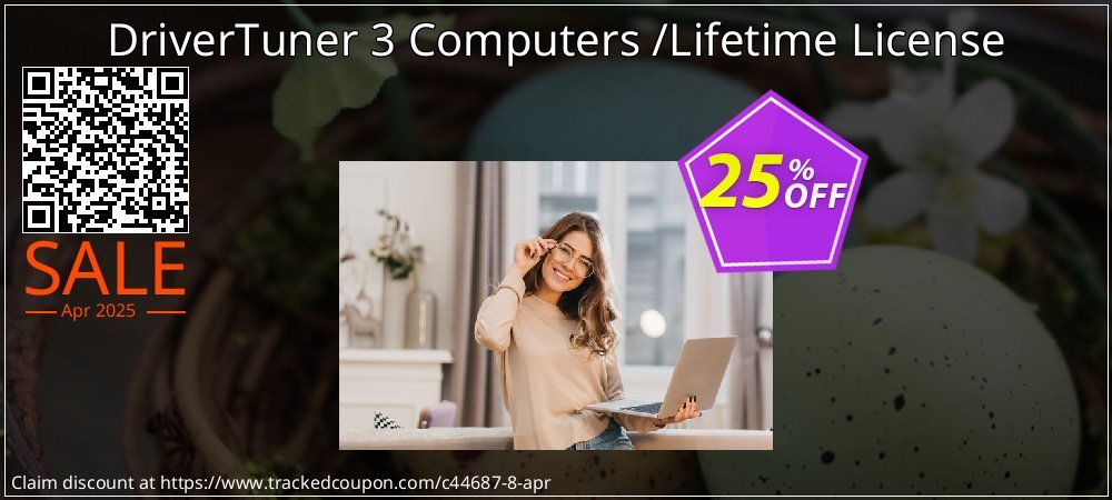 DriverTuner 3 Computers /Lifetime License coupon on Easter Day discount