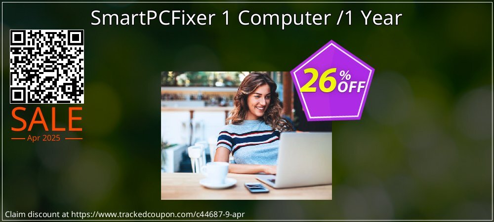 SmartPCFixer 1 Computer /1 Year coupon on World Password Day offering sales