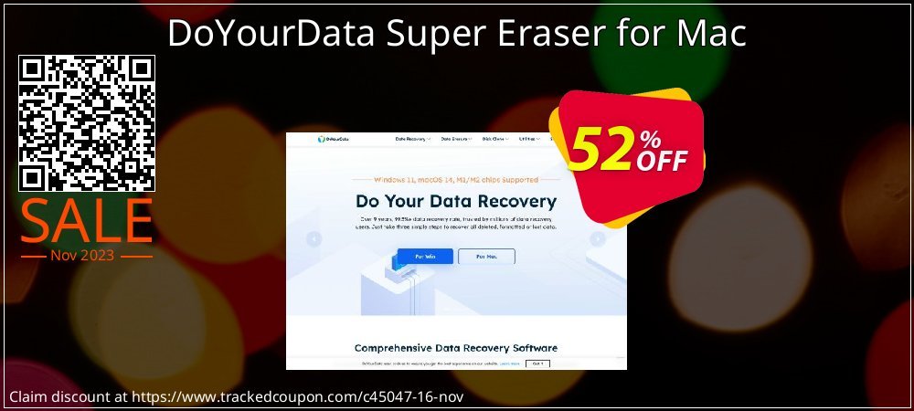 DoYourData Super Eraser for Mac coupon on World Party Day offer
