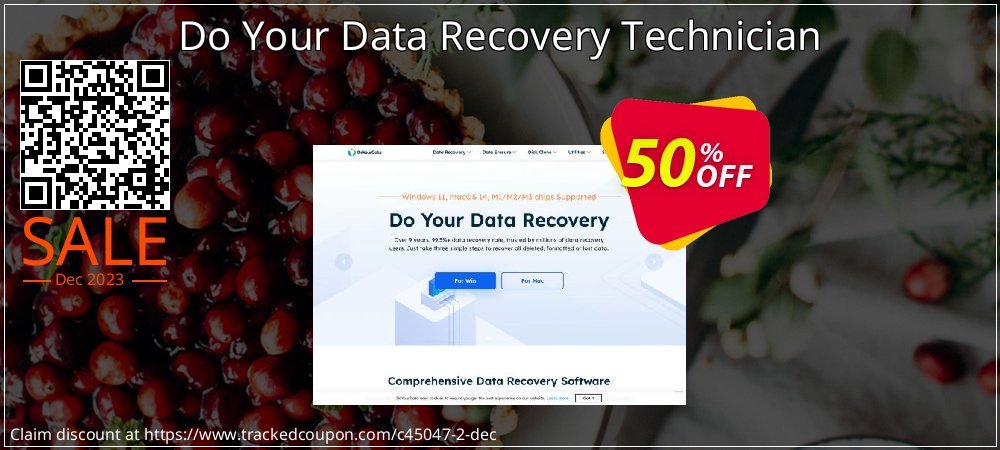 Do Your Data Recovery Technician coupon on Working Day discounts
