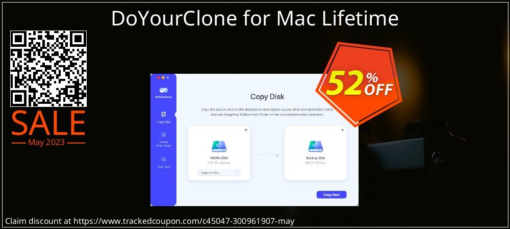 DoYourClone for Mac Lifetime coupon on Lover's Day deals