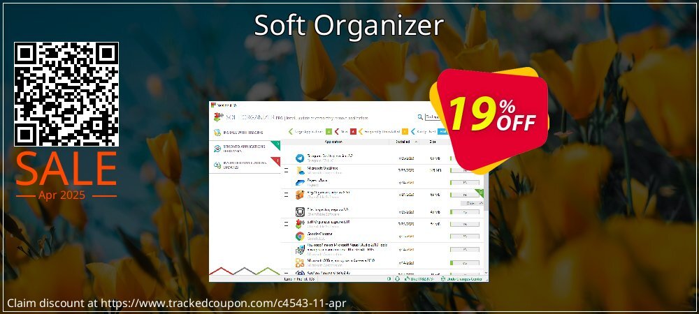 Soft Organizer coupon on Palm Sunday deals