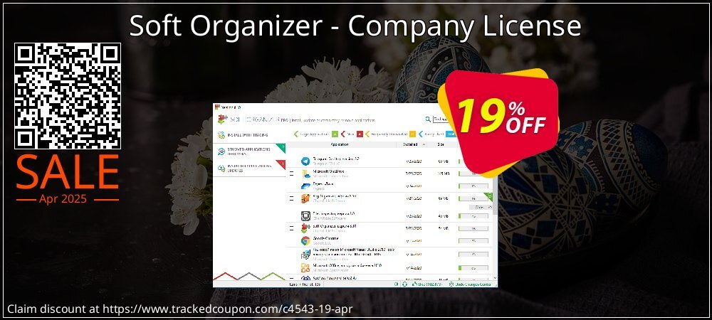 Soft Organizer - Company License coupon on April Fools' Day sales