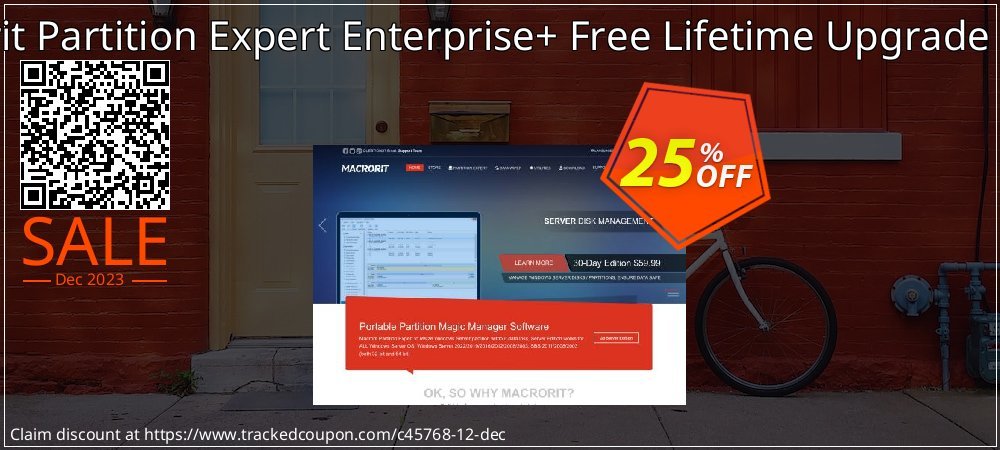 Macrorit Partition Expert Enterprise+ Free Lifetime Upgrade Service coupon on April Fools' Day promotions