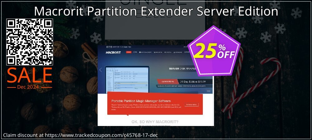 Macrorit Partition Extender Server Edition coupon on Working Day offering sales