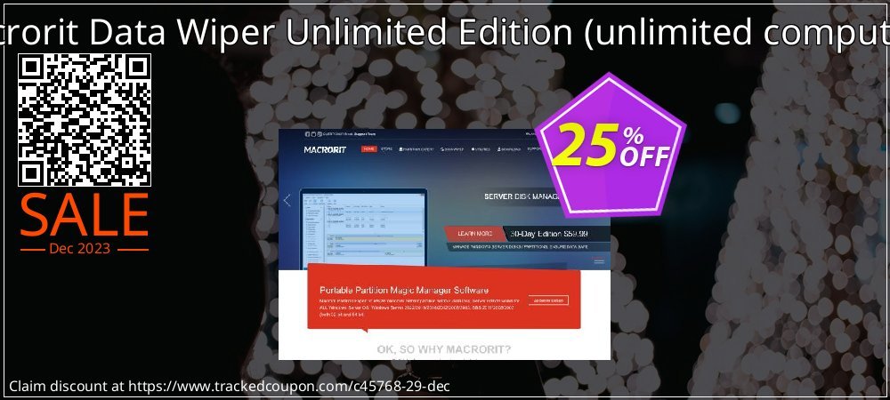 Macrorit Data Wiper Unlimited Edition - unlimited computers  coupon on Tell a Lie Day discounts