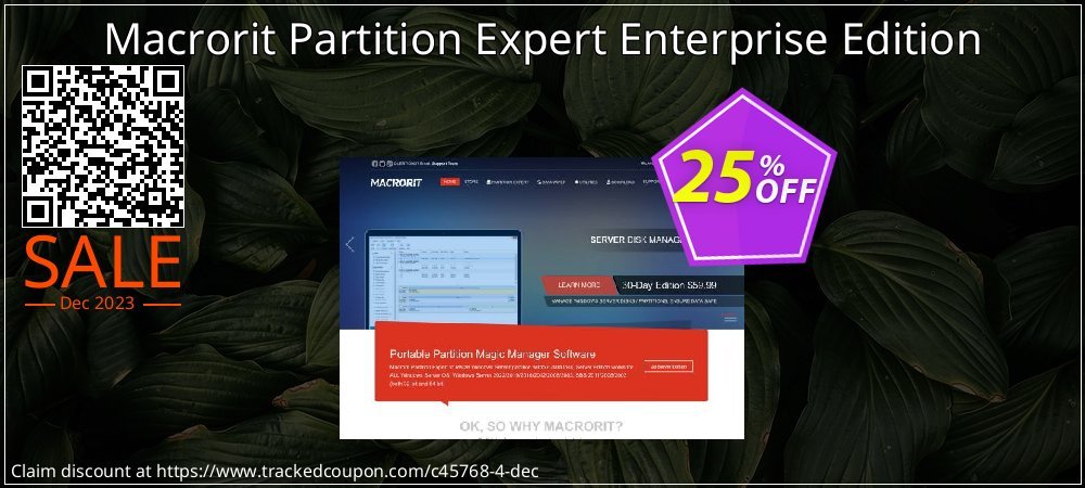 Macrorit Partition Expert Enterprise Edition coupon on Tell a Lie Day sales