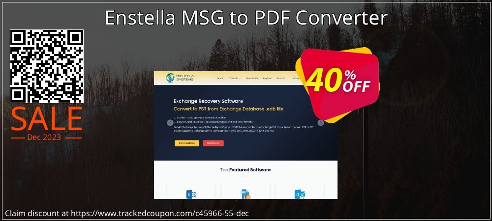 Enstella MSG to PDF Converter coupon on National Walking Day super sale