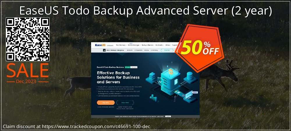 EaseUS Todo Backup Advanced Server - 2 year  coupon on Mother Day discount