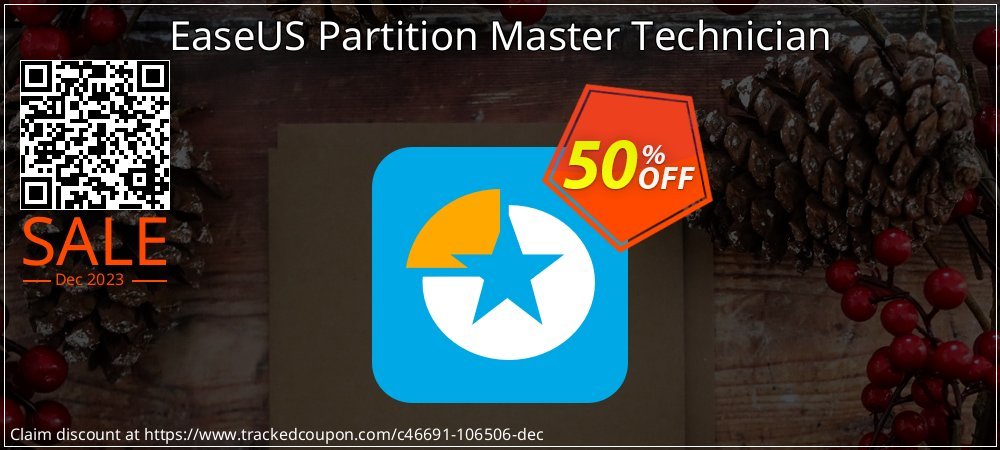 EaseUS Partition Master Technician coupon on Christmas sales