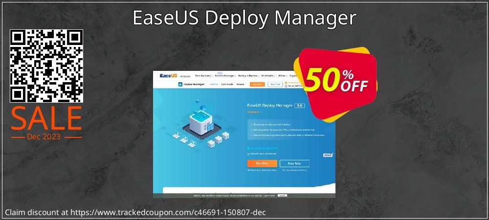 EaseUS Deploy Manager coupon on April Fools' Day offering discount