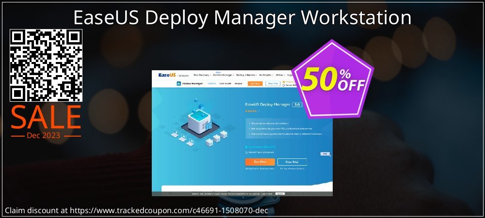 EaseUS Deploy Manager Workstation coupon on Mother Day offering sales