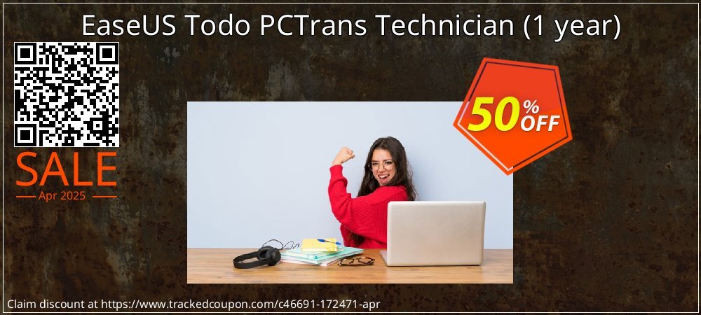 EaseUS Todo PCTrans Technician - 1 year  coupon on Palm Sunday offering discount