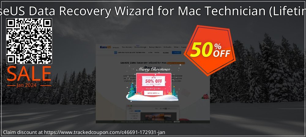 Claim 50% OFF EaseUS Data Recovery Wizard for Mac Technician - Lifetime Coupon discount October, 2020