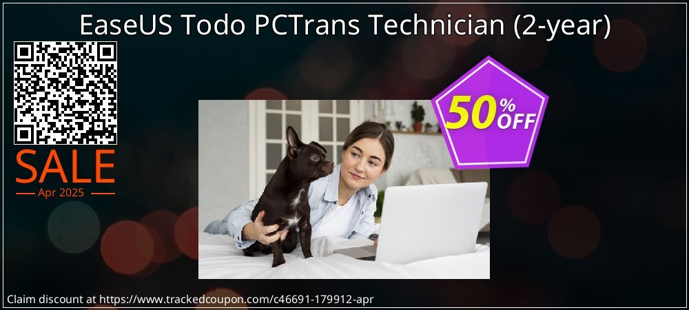 EaseUS Todo PCTrans Technician - 2-year  coupon on Working Day offering discount