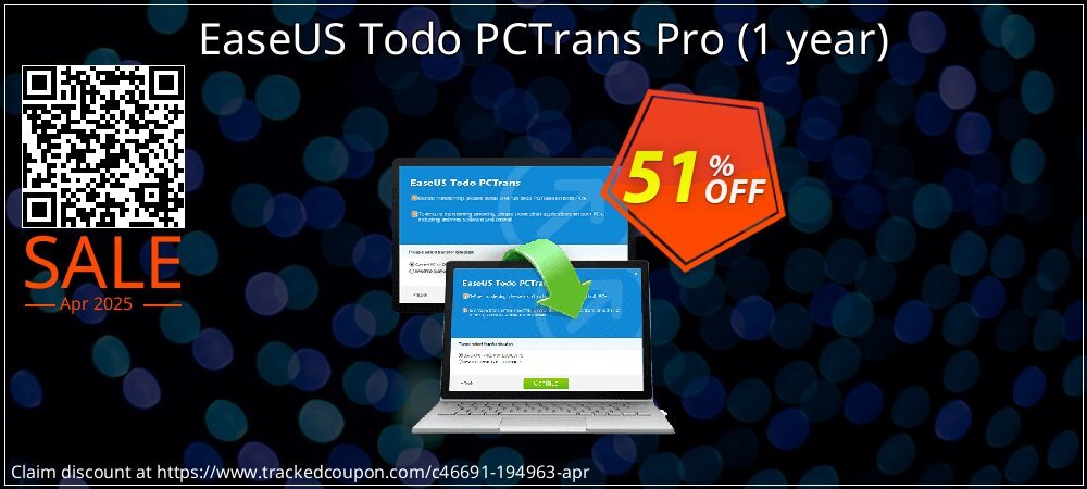 EaseUS Todo PCTrans Pro - 1 year  coupon on Constitution Memorial Day discounts