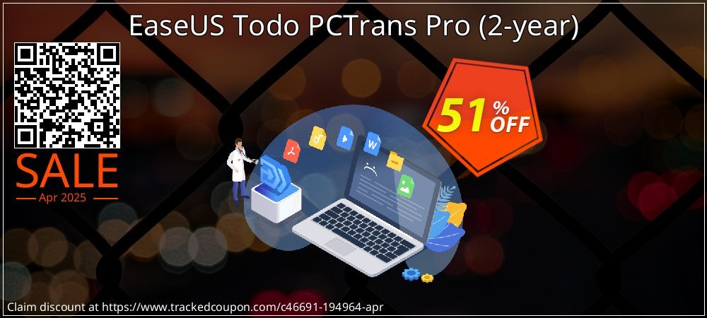 EaseUS Todo PCTrans Pro - 2-year  coupon on National Smile Day promotions