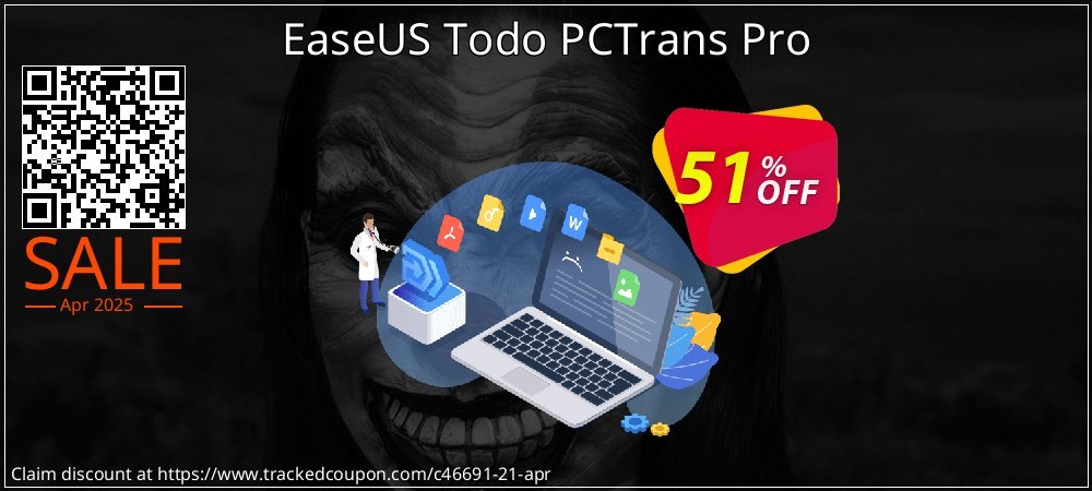 EaseUS Todo PCTrans Pro coupon on World Party Day offering discount