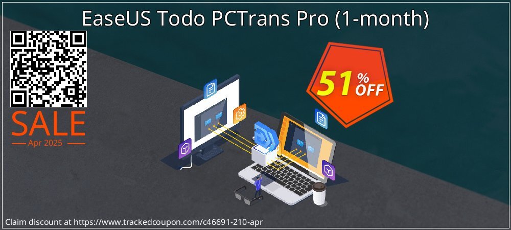 EaseUS Todo PCTrans Pro - 1-month  coupon on National Walking Day offering discount