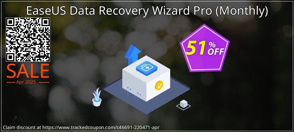 EaseUS Data Recovery Wizard Pro - Monthly  coupon on World Party Day promotions